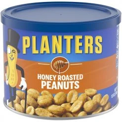 Planters Honey Roasted Peanuts - 12 oz Can