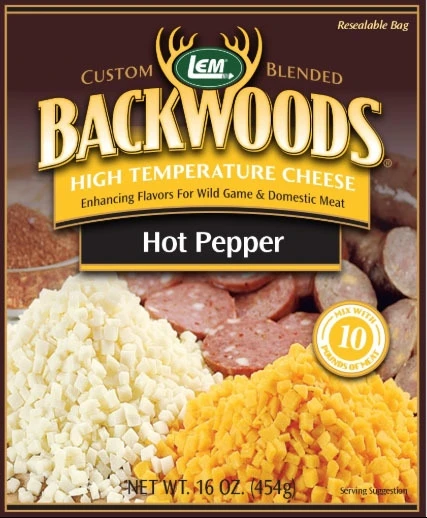 LEM Backwoods High-Temp Hot Pepper Cheese - 1 lb