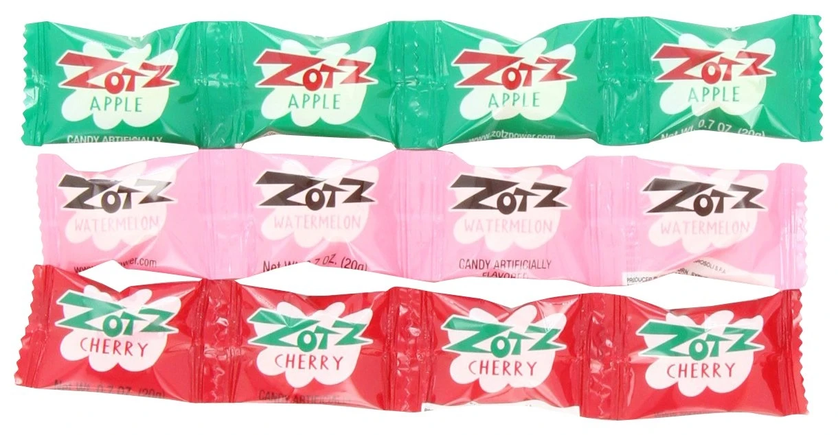 Zotz Fizz Power Candy - Cherry, Apple, and Watermelon Flavors - Image 2