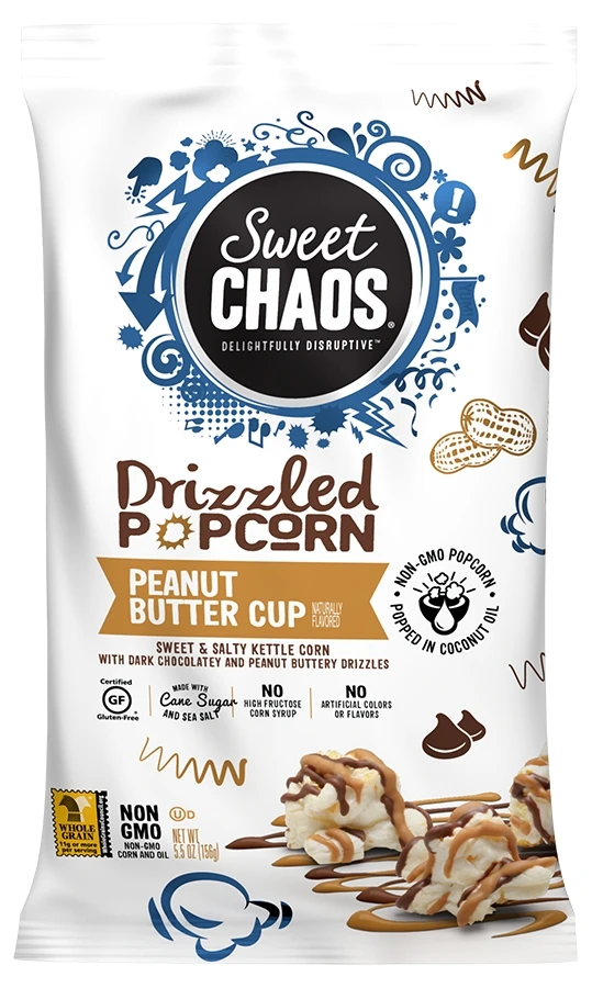 Sweet Chaos Drizzled Popcorn