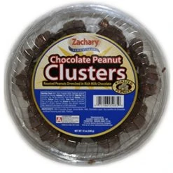 Zachary Confections Peanut Cluster Tub, 12oz
