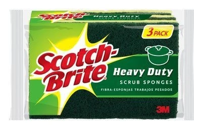 3M Scotch-Brite® Heavy Duty Scrub Sponge - 3 Pack