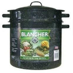 Granite Ware 7½ Qt. Blancher with Drainer Insert