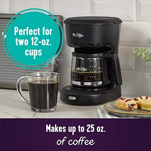 Mr. Coffee® 5-Cup Coffee Maker, 25 oz. Mini Brew - Image 4