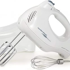 Hamilton Beach Power Deluxe 6-Speed Electric Hand Mixer with Snap-On Storage Case