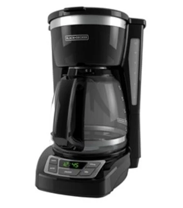 Black & Decker 12-Cup* Programmable Coffeemaker, Black
