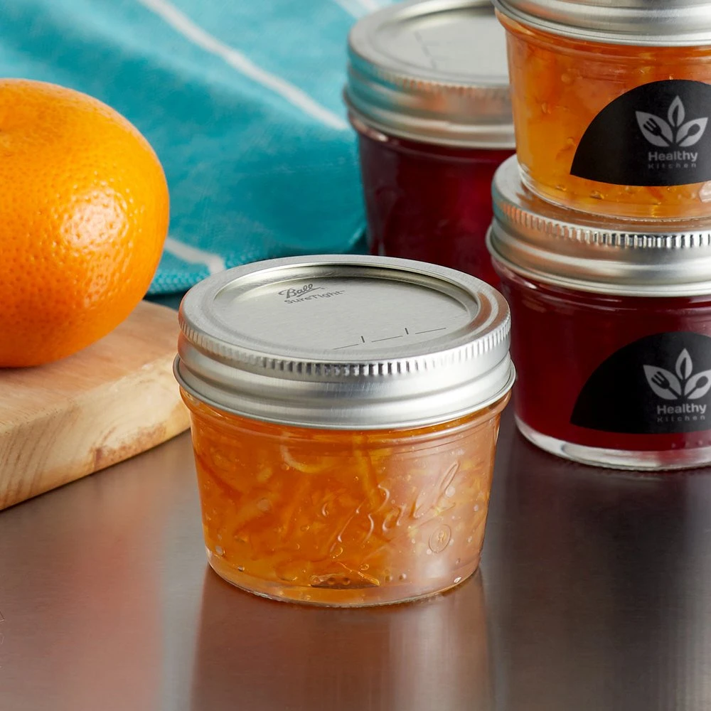 12 Pack Ball Smooth Sided Jars - 4oz - Image 3