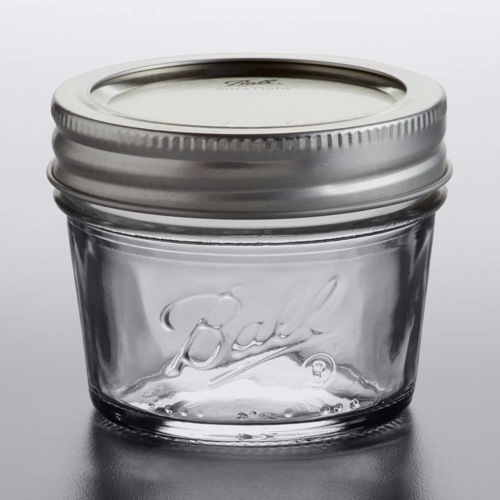 12 Pack Ball Smooth Sided Jars - 4oz - Image 2