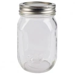 Ball Smooth-Sided Regular Mouth Pint Jars, 12 Ct.
