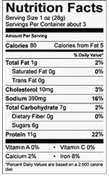 Oberto Teriyaki Beef Jerky, 3.25 oz. - Image 2