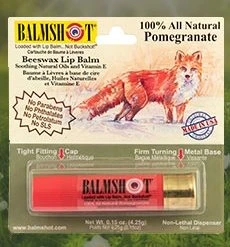 BALMSHOT Organic Pomegranate Lip Balm