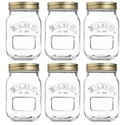 Kilner 17 Oz. Canning Jar, 6-Pack