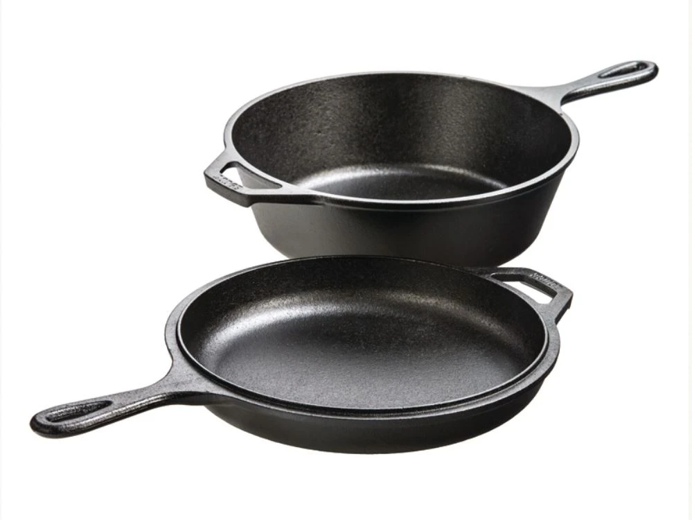 Lodge 3.2 Quart Cast Iron Combo Cooker