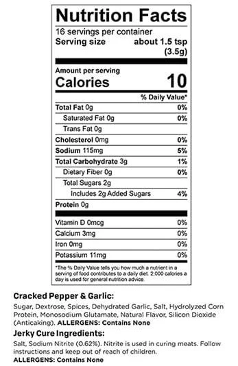 Nesco Cracked Pepper and Garlic Jerky Spice, 6 pack - Image 2