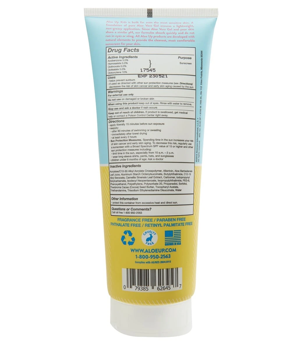 Aloe Up Kids SPF 50 Lotion Sunscreen - Image 2