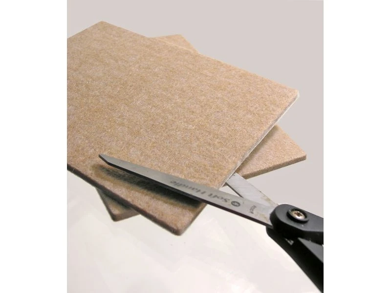 Shepherd Hardware 4 1/4" x 6" Heavy-Duty Self-Adhesive Felt Furniture Pads, 2 Pack - Image 2