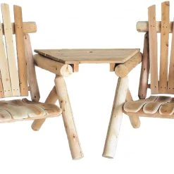 Lakeland Mills Solid Cedar Vis-A-Tete Chair