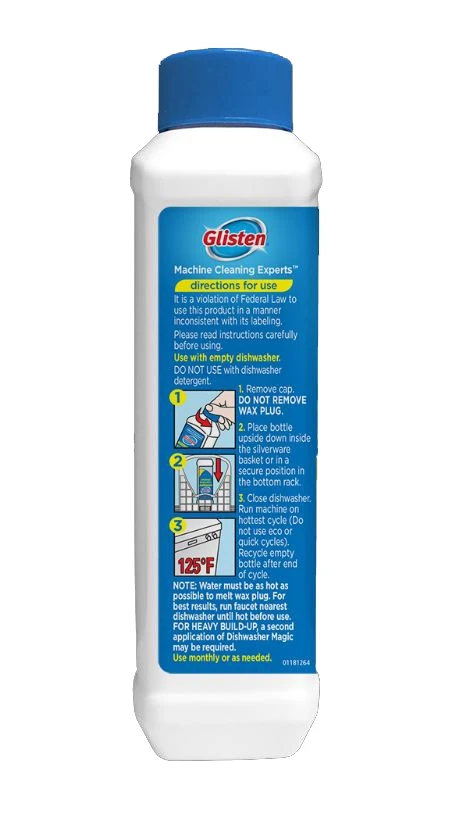 GlistenĀ® Dishwasher MagicĀ® Machine Cleaner & Disinfectant - 12 oz - Image 3