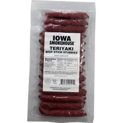 Iowa Smokehouse 8 oz Beef Stick Stubbies-Teriyaki