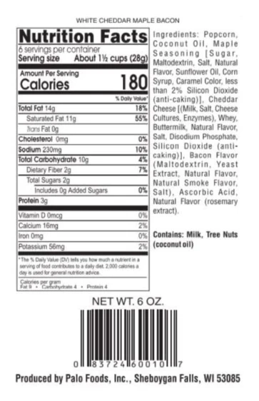 Palo Popcorn Kettle Popped - 6oz - Image 10