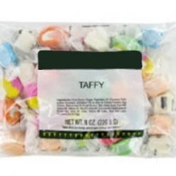 Rucker's Assorted Fruit Flavor Taffy Candy, 6.5 Oz.